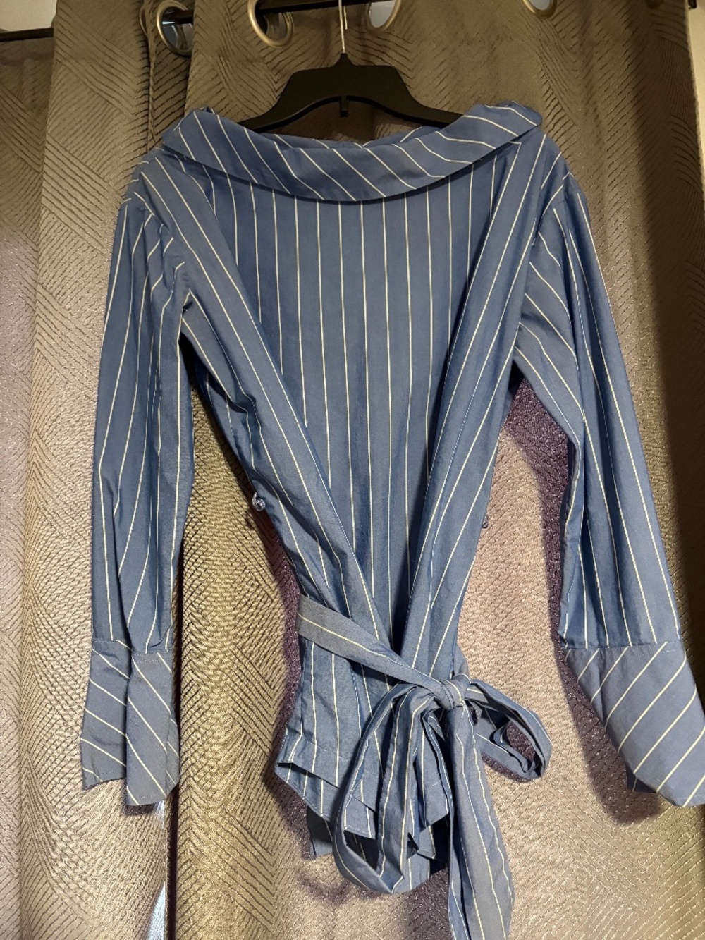 Banana Republic Pinstriped Shirt Size M